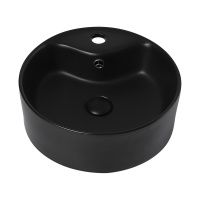 Раковина накладная ABBER Bequem AC2104MB черная матовая - Gidratop.ru изображение