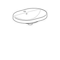 Раковина Geberit Variform 500.732.01.2, 60 x 45 см, белая - Gidratop.ru изображение