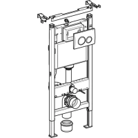 Инсталляция Geberit Duofix Delta 458.134.11.2 с клавишей Delta 20, белый - Gidratop.ru изображение