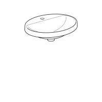 Раковина Geberit Variform 500.714.01.2, 50 x 45 см, белая - Gidratop.ru изображение