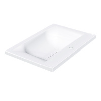 Раковина VCB-3M600W из искусственного камня, цвет белый - Gidratop.ru изображение