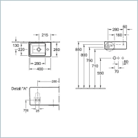 Раковина Villeroy&Boch Memento, 40 х 26 см, на столешницу, альпийский белый 5333 41 - Gidratop.ru изображение