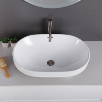 Раковина керамическая полувстраиваемая BB1004 - Gidratop.ru изображение