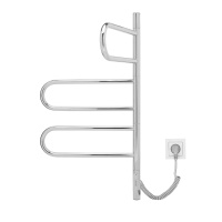 Полотенцесушитель электрический Vincea VTD-1R2CE 44х80, хром, таймер - Gidratop.ru изображение