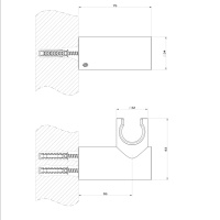 GESSI INCISO держатель для душевой лейки поворотный, цвет: finox - Gidratop.ru изображение