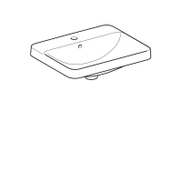 Раковина Geberit Variform 500.740.01.2, 55 x 45 см, белая - Gidratop.ru изображение