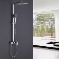 Душевая стойка ABBER Daheim AF8220 без излива, хром - Gidratop.ru изображение