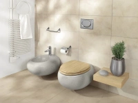 Подвесной унитаз Villeroy&Boch Pure Stone 5670 10U9 серый камень - Gidratop.ru изображение