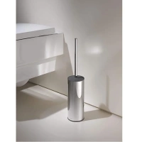 Ершик для унитаза Keuco Moll 04969010101, напольный, цвет хром/антрацит - Gidratop.ru изображение