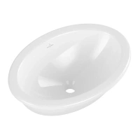 Раковина Villeroy&Boch Loop & Friends 4A550001, 56 х 38 см, встраиваемая сверху, альпийский белый - Gidratop.ru изображение