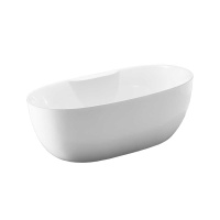 Ванна акриловая Vincea VBT-405B-1700, 1700*800*580, цвет белый, щелевой перелив - Gidratop.ru изображение