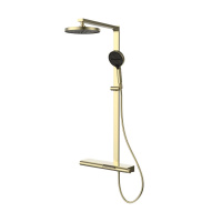 Душевая стойка Aspire VSFS-4AS1BG с изливом, брашированное золото - Gidratop.ru изображение