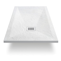Поддон для душа из искусственного камня VST-4SR9016W, 1600*900*30, белый матовый - Gidratop.ru изображение