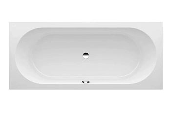 Ванна Laufen PRO 2.4095.0.000.000.1, 180 x 80 см Drop-in прямоугольная, с ножками, без слива-перелива, материал Marbond