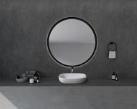 Раковина накладная ABBER Stein AS2620 белая матовая - Gidratop.ru изображение