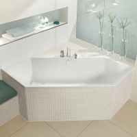 Акриловая ванна Villeroy&Boch Loop&Friends 190 x 90 см UBA199LFS6V-01, внутри прямоугольник - Gidratop.ru изображение