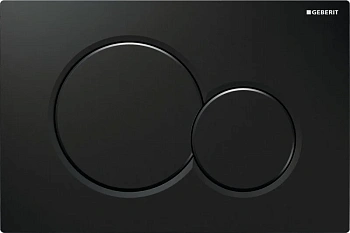 Кнопка смыва Geberit Sigma Type 01 115.770.DW.5 черная, пластик