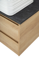 Столешница из керамогранита 1000x460 KEP-100-MNO Marmo Nero Opaco - Gidratop.ru изображение