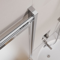 Душевая шторка на ванну CEZARES SLIDER-VF-11-90/150-P-Cr - Gidratop.ru изображение