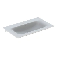 Раковина Geberit Renova Plan 122280000, 80 х 48 см, белая - Gidratop.ru изображение