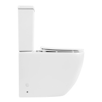 Унитаз-компакт безободковый BelBagno AMANDA BB051CPR/BB051SC - Gidratop.ru изображение