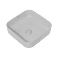 Раковина накладная ABBER Rechteck AC2211MLG светло-серая матовая - Gidratop.ru изображение