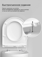 Умывальник-чаша Loft круглый d=400 мм, без отверстия под смеситель, без перелива - Gidratop.ru изображение