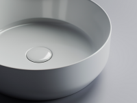 Умывальник чаша накладная круглая Element 390x390x120мм - Gidratop.ru изображение