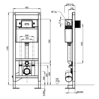 Инсталляция для унитаза Villeroy&Boch ViConnect 9224 6500 (92246500), усиленная - Gidratop.ru изображение
