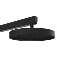 Душевая стойка Inspire VSFS-3I11MB с изливом, 30см верх душ, черный - Gidratop.ru изображение