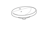 Раковина Geberit Variform 500.712.01.2, 50 x 45 см, белая - Gidratop.ru изображение