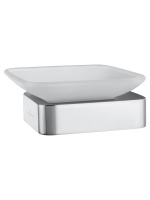 Мыльница с держателем WONZON & WOGHAND LOTTE, Хром (WW-8322) - Gidratop.ru изображение