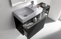 Раковина Geberit iCon 53 х 31 см, с крылом, без перелива, отверстие под смеситель на крыле, белая - Gidratop.ru изображение