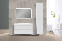 База под раковину Vico 1000 подвесная, 2 выкатных ящика soft close, G.White - Gidratop.ru изображение