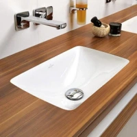 Раковина Villeroy&Boch Loop&Friends 616300R2, 54 х 34,5 см, встраиваемая снизу, альпийский белый - Gidratop.ru изображение