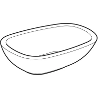 Раковина Geberit Citterio 500.542.01.1, 56 х 40 см, белая - Gidratop.ru изображение