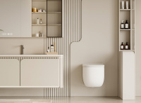 Унитаз ABBER Bequem AC1104TMW подвесной белый матовый, безободковый, смыв торнадо - Gidratop.ru изображение