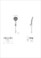 Смеситель для душа с термостатом WONZON & WOGHAND STAY 2, Хром (WW-B2016-A-CR) - Gidratop.ru изображение