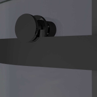 Душевой уголок Como-N VSR-4CN9016CGB, 1600*900, черный, стекло тонированное - Gidratop.ru изображение