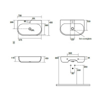 Раковина 70х45 см, 1 отв., цвет: белый - Gidratop.ru изображение