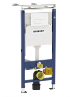 Инсталляция Geberit Duofix Delta Платтенбау 458.125.11.1 4 в 1 для унитаза с кнопкой смыва - Gidratop.ru изображение