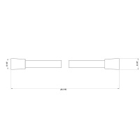 GESSI шланг для душа 1500 мм., Cromalux, цвет Warm Bronze Br. PVD - Gidratop.ru изображение