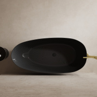 Карбоновая ванна ABBER Karbon AK9011-1.7 черная - Gidratop.ru изображение