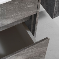 База под раковину Chiara 600 подвесная, 1 выкатной ящик soft-close, G.Stone - Gidratop.ru изображение