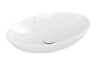 Раковина Villeroy&Boch Loop & Friends 62 см накладная, альпийский белый, 4A480001 - Gidratop.ru изображение