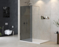душевая перегородка CEZARES LIBERTA-L-1-100-120-GR-Cr - Gidratop.ru изображение