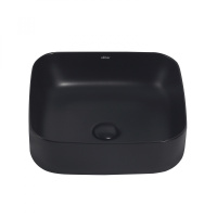 Раковина накладная ABBER Rechteck AC2211MB черная матовая - Gidratop.ru изображение