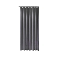 Штора для ванной Keuco Plan 14943000620, 200 х 180 см, антрацит/11 люверсов - Gidratop.ru изображение