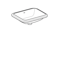 Раковина Geberit Variform 500.760.01.2, 53 x 44 см, белая - Gidratop.ru изображение