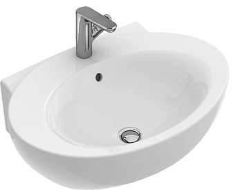 Раковина Villeroy&Boch AVEO, 68 х 50 см, подвесная, альпийский белый, NEW GENERATION 41307G